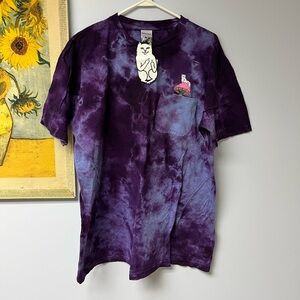 Ripndip Purple Tie-Dye mushroom Tee